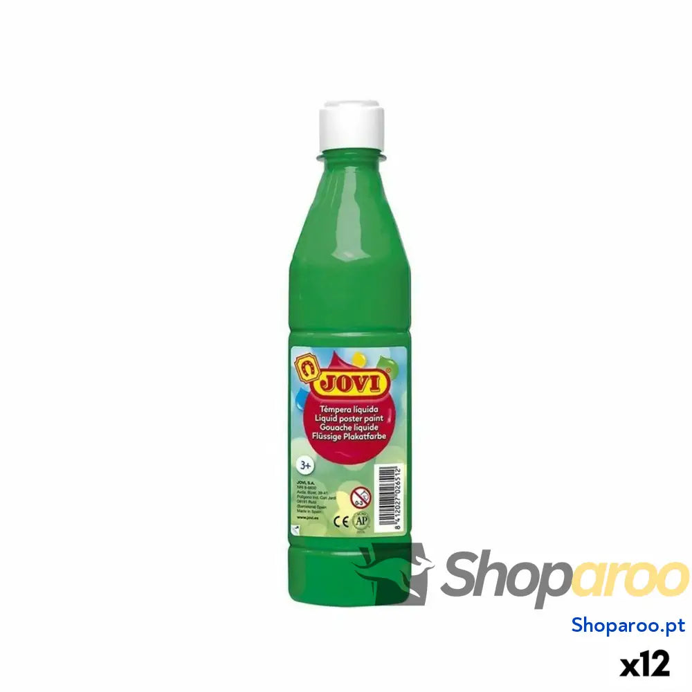 Têmpera Jovi Verde 500 ml (12 Unidades)