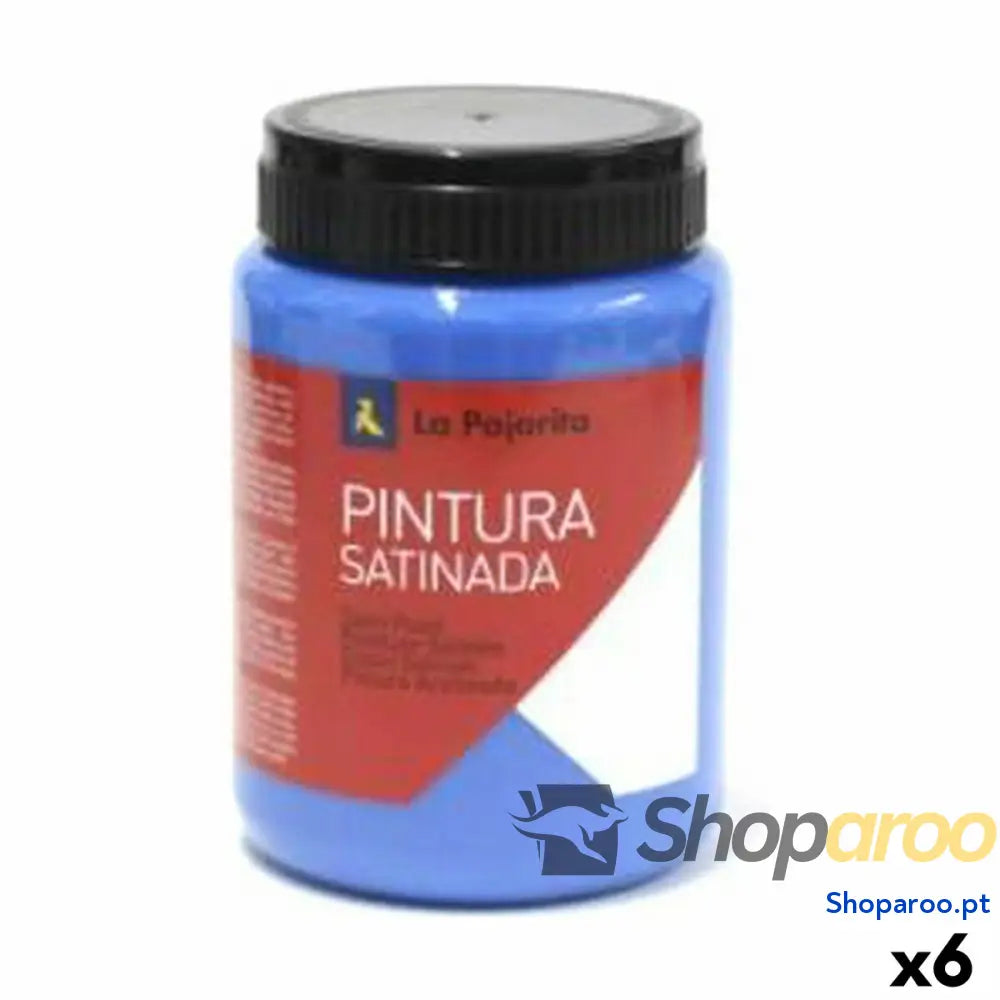 Têmpera La Pajarita Intense L-12 6 Peças Azul Acetinado