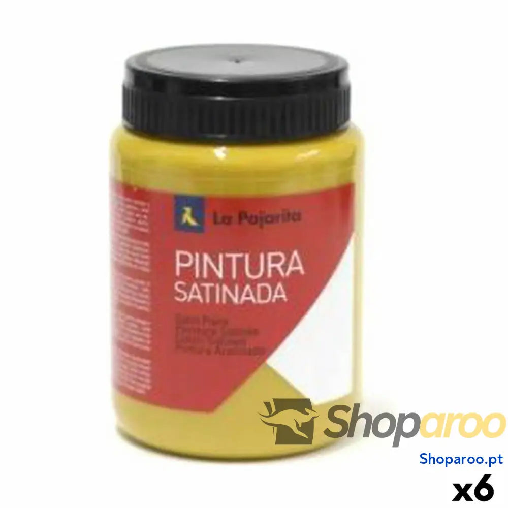 Têmpera La Pajarita L-03 Oxide 6 Peças Acetinado Escolar Amarelo