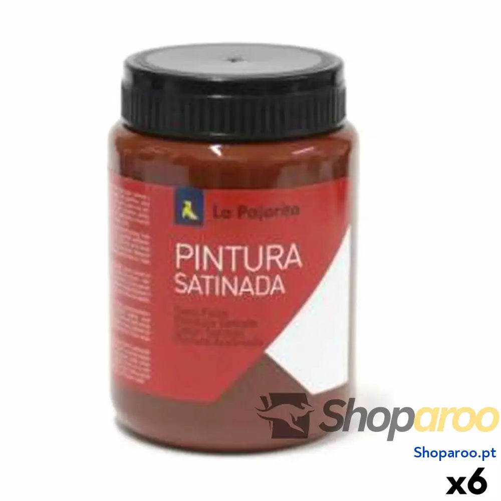 Têmpera La Pajarita L-08 Oxide 6 Peças Acetinado Escolar Vermelho