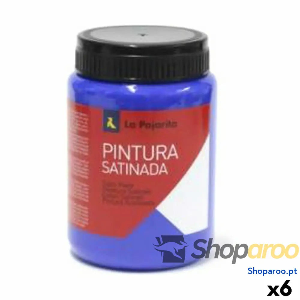 Têmpera La Pajarita L-11 6 Peças Azul Océano Acetinado Escolar