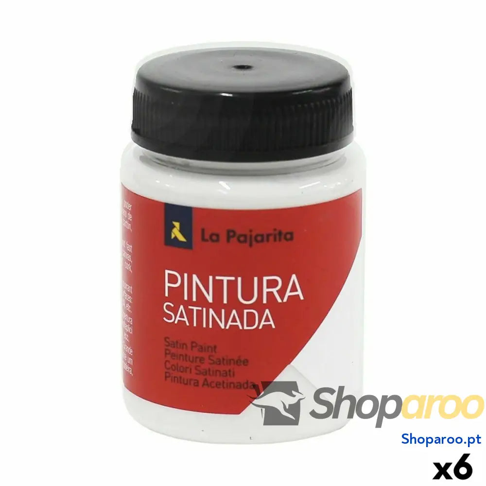 Têmpera La Pajarita L-21 6 Peças Branco Escolar Acetinado