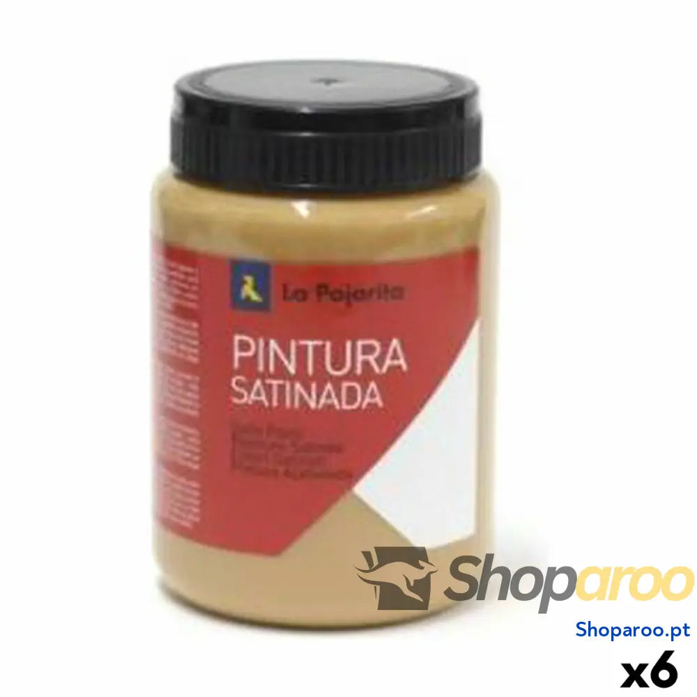 Têmpera La Pajarita L-23 6 Peças Terracota Escolar Acetinado