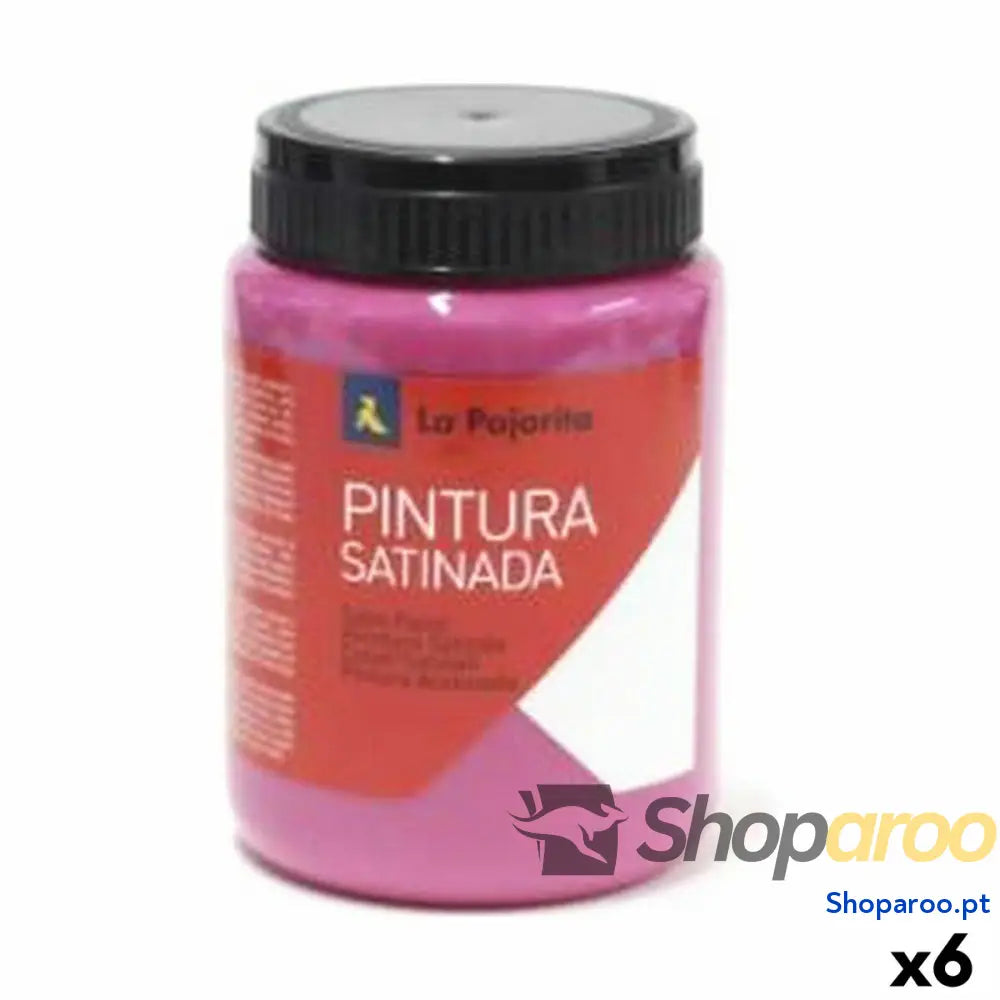Têmpera La Pajarita L-24 6 Peças Magenta Escolar Acetinado