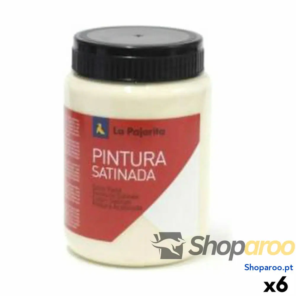 Têmpera La Pajarita L-25 6 Peças Bege Escolar Acetinado