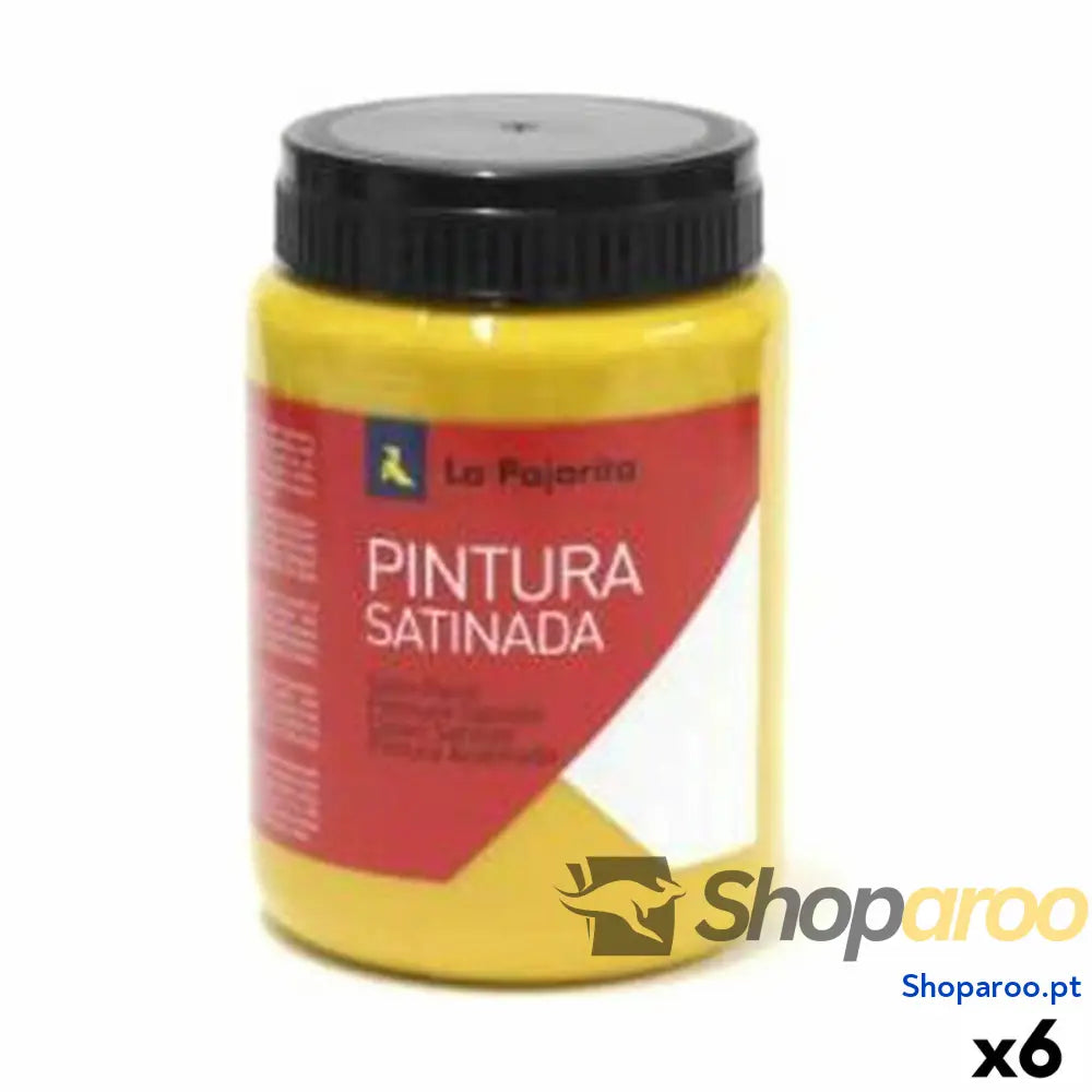 Têmpera La Pajarita L-31 Pumpkin 6 Peças Laranja Escolar Acetinado