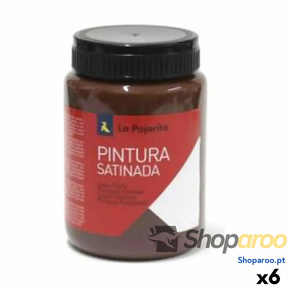 Têmpera La Pajarita L-32 6 Peças Castanho Escolar Acetinado