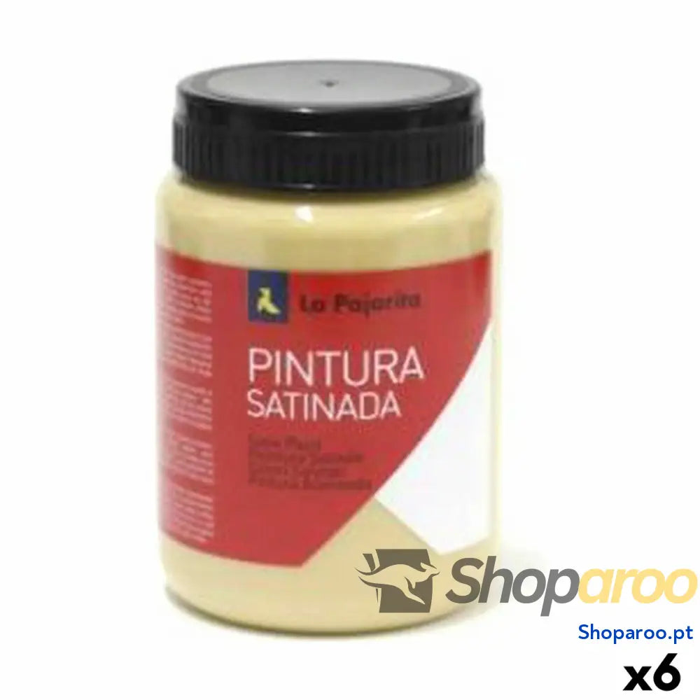 Têmpera La Pajarita Siena L-04 6 Peças Acetinado Amarelo Escolar