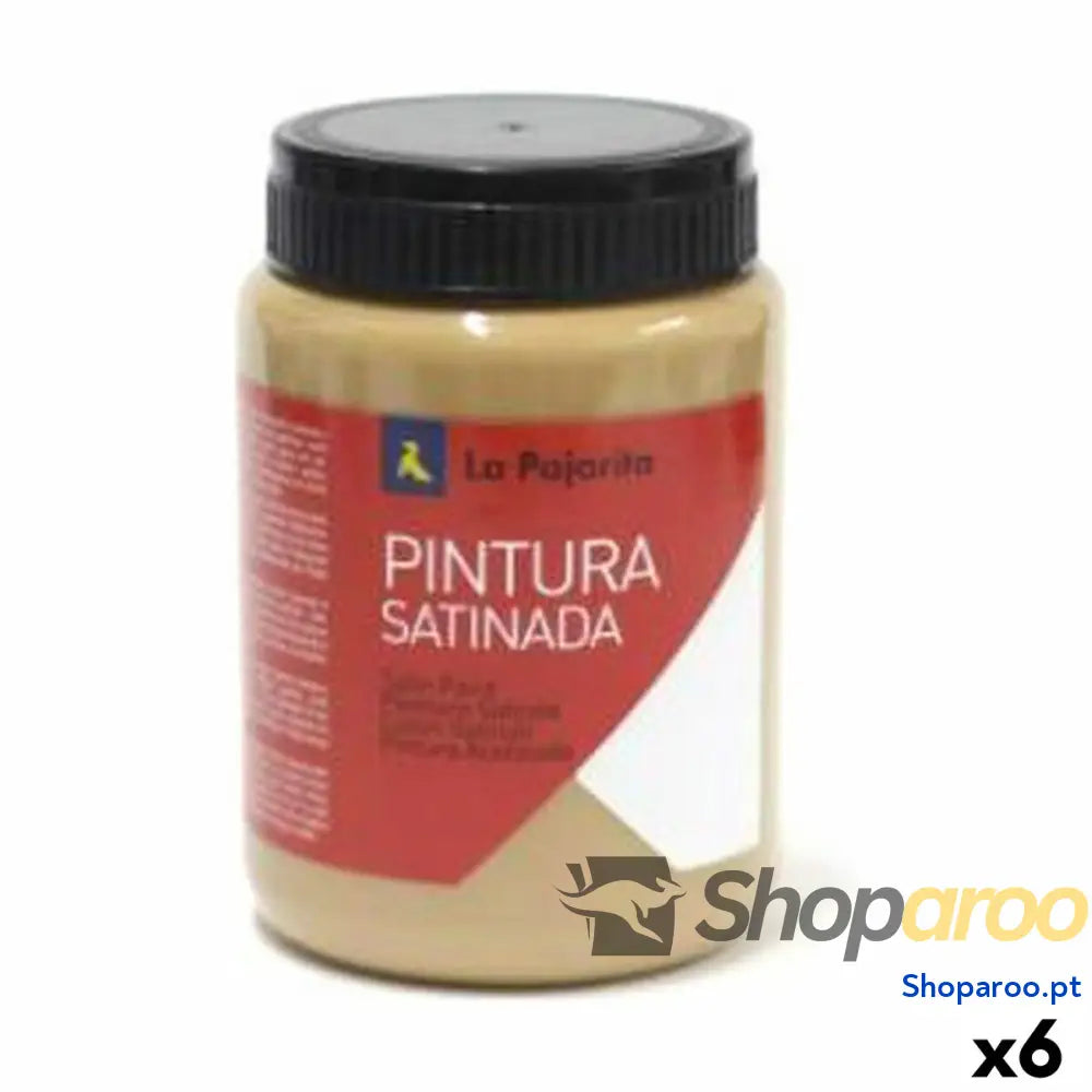 Têmpera La Pajarita Siena L-05 6 Peças Acetinado Amarelo Escolar