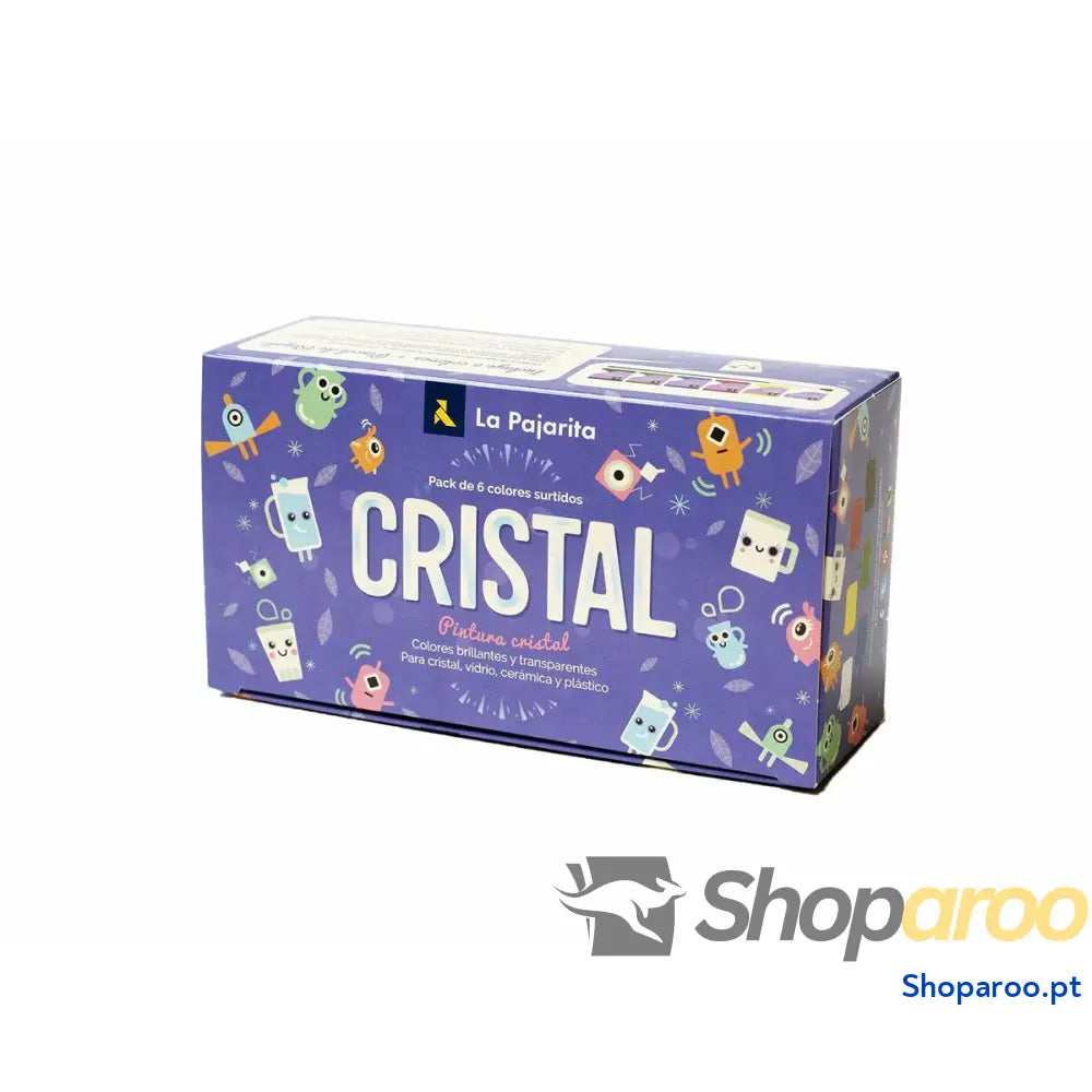 Têmperas La Pajarita Crystal 6 Peças Multicolor