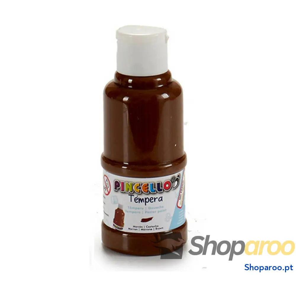Têmperas Pincello Castanho 120 ml (12 Unidades)