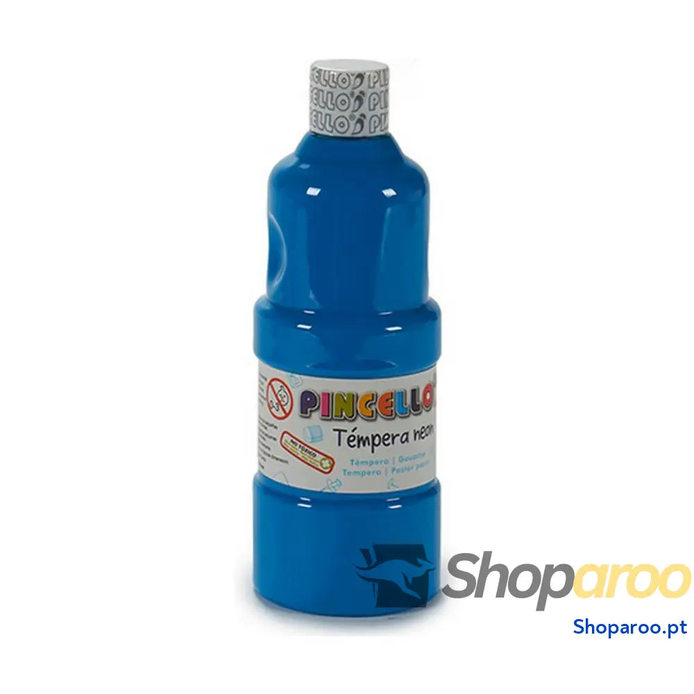 Têmperas Pincello Neon Azul 400 ml (6 Unidades)