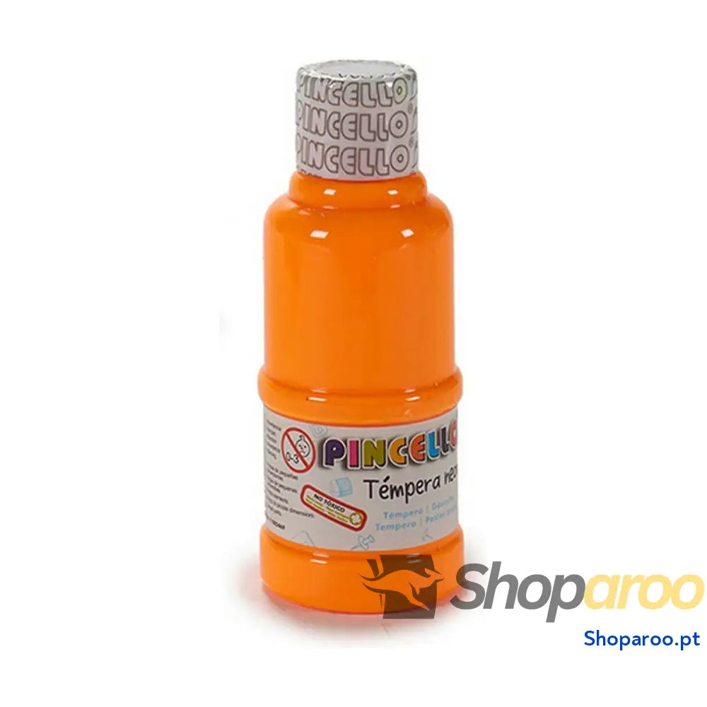 Têmperas Pincello Neon Laranja 120 ml (12 Unidades)