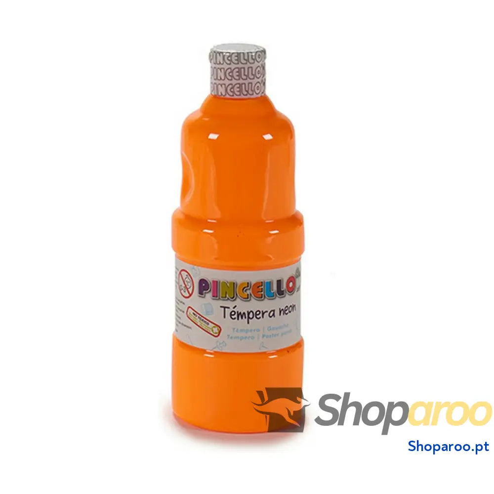 Têmperas Pincello Neon Laranja 400 ml (6 Unidades)