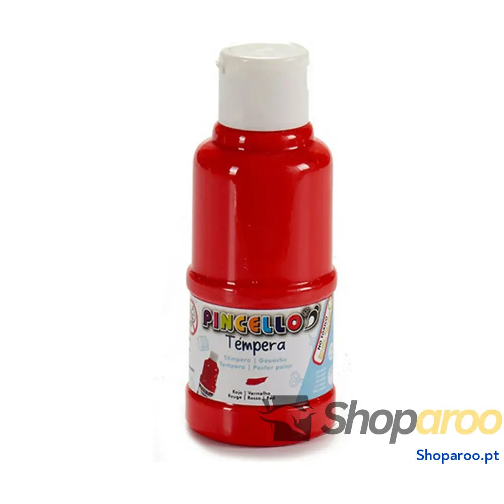 Têmperas Pincello Vermelho 120 ml (12 Unidades)