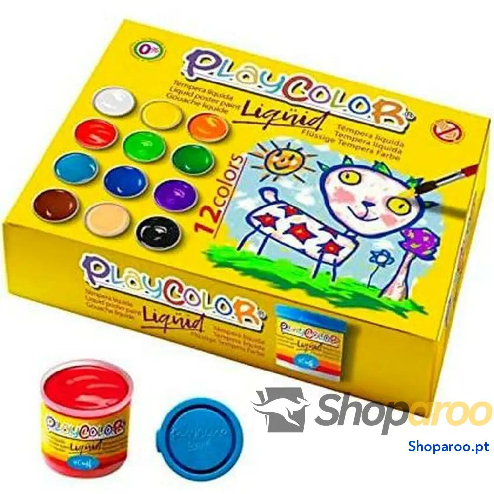 Têmperas Playcolor 12 Peças 40 ml Multicolor