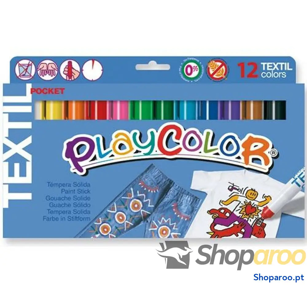 Têmperas Playcolor Sólida Multicolor