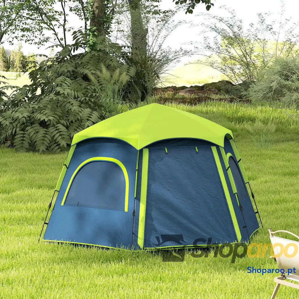 Tenda de Campismo Dobrável para 2 a 3 Pessoas com Bolsa Transporte