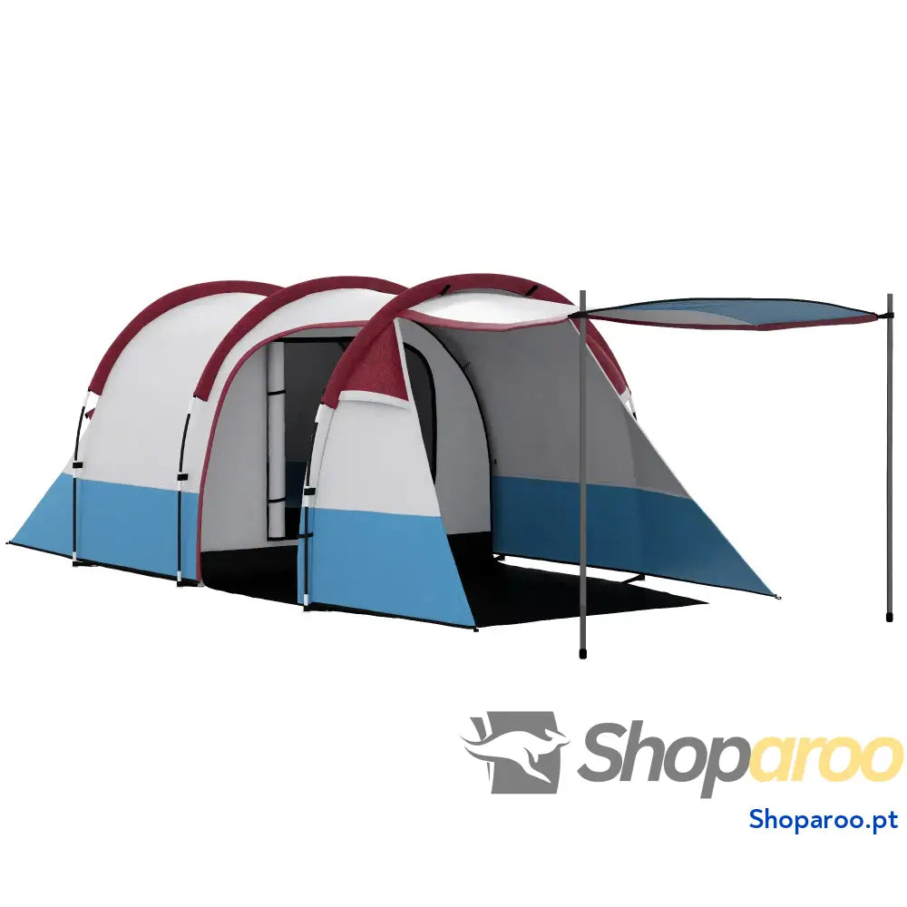 Tenda de Campismo Familiar para 2-3 Pessoas com Sala Estar Impermeável