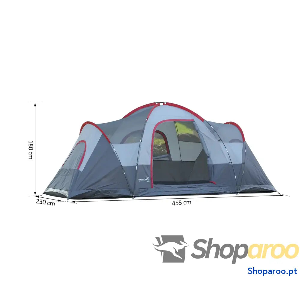Tenda de Campismo Impermeável para 4 a 5 Pessoas com Proteção UV