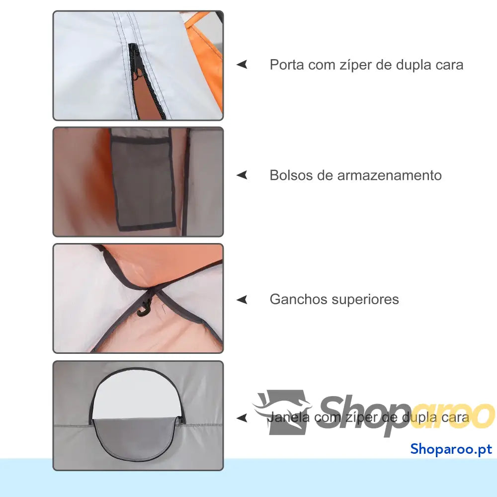 Tenda de Duche Campismo Portátil Privacidade para Casa Banho