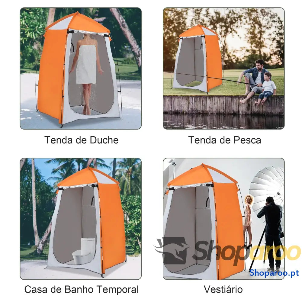 Tenda de Duche Campismo Portátil Privacidade para Casa Banho