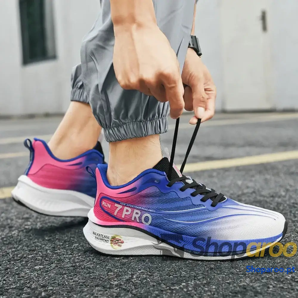 Ténis de Corrida Desportivo Masculino LETCOMFIT com Placa Carbono