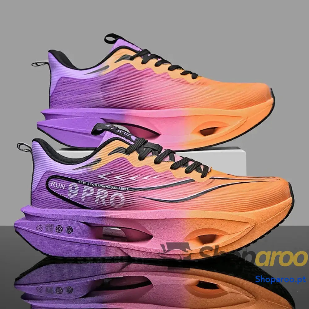 Ténis de Corrida Desportivo Masculino LETCOMFIT com Placa Carbono
