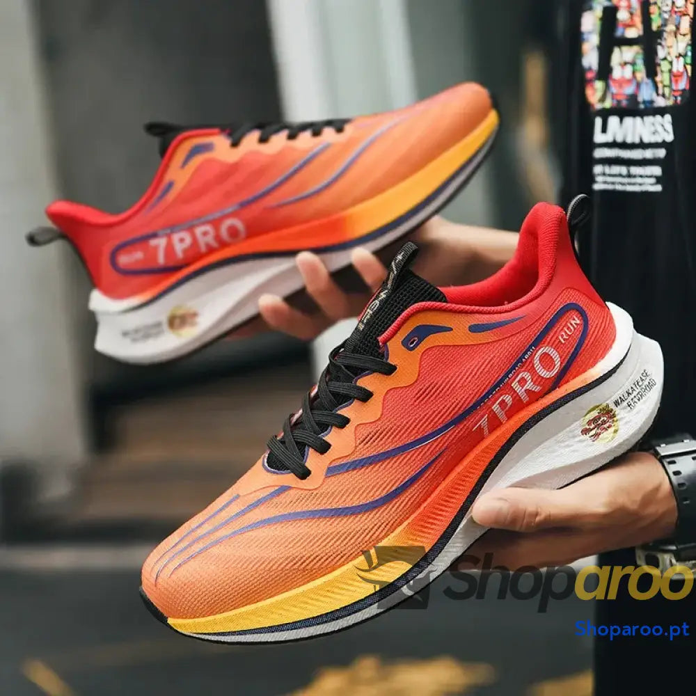 Ténis de Corrida Desportivo Masculino LETCOMFIT com Placa Carbono