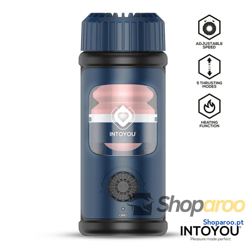 Tenkro Masturbador com Thrusting e Calor USB C