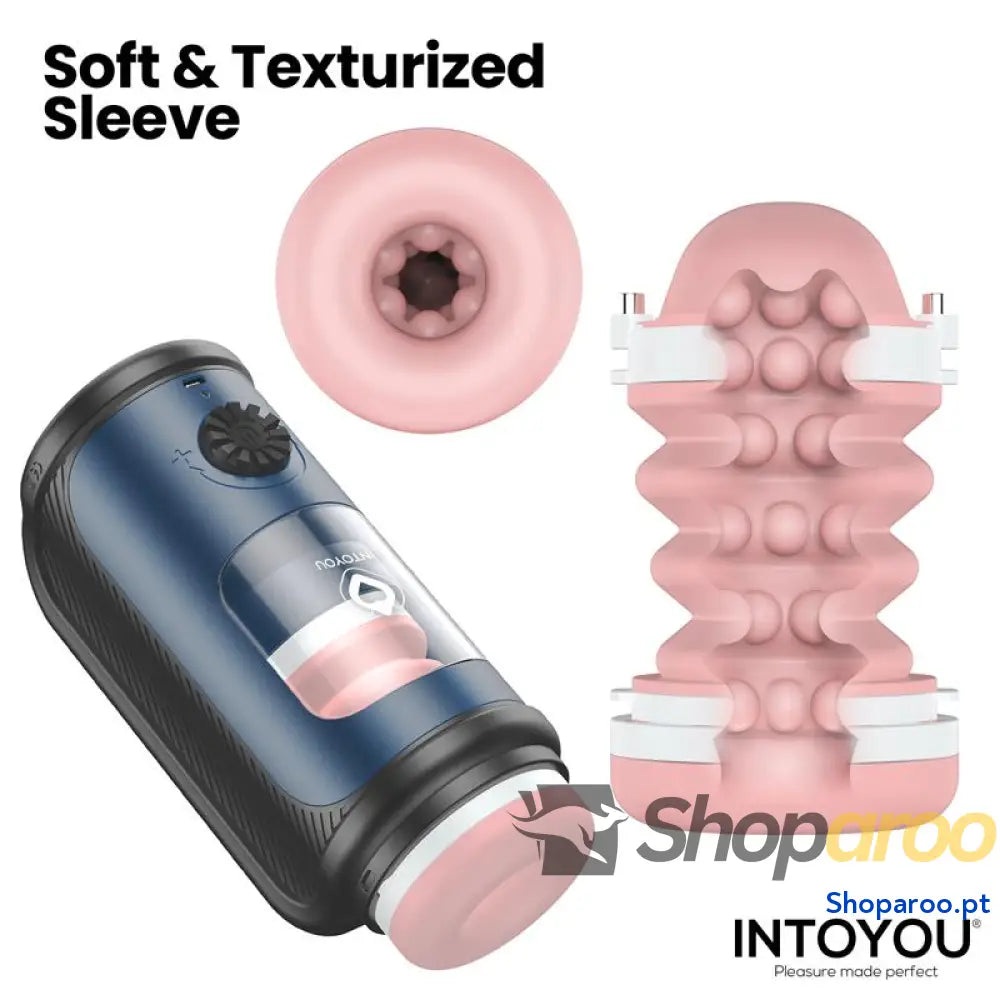 Tenkro Masturbador com Thrusting e Calor USB C
