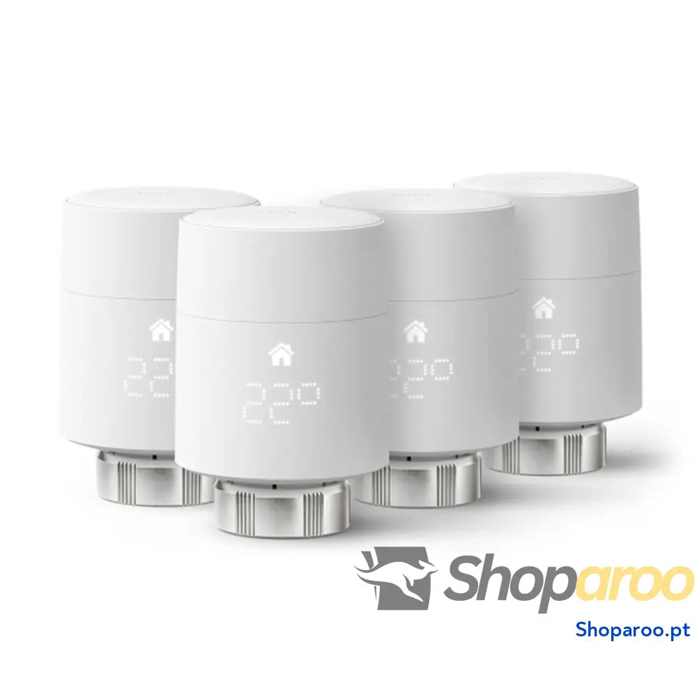 Termóstato programável Tado Smart Radiator Thermostat - Quattro Branco (4 Unidades)