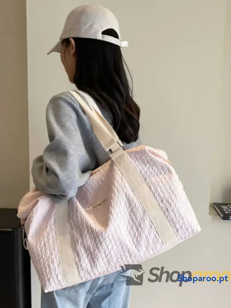 Texture Oxford Cloth Travel Bag