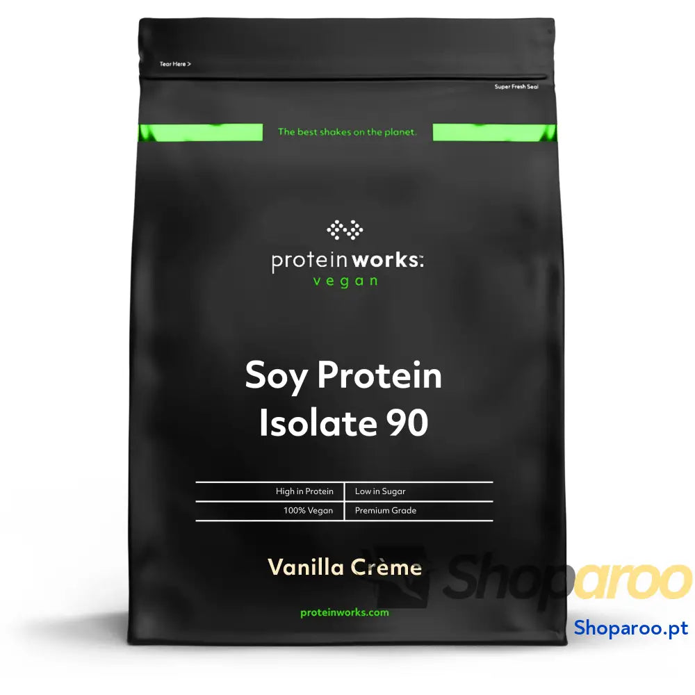 THE PROTEIN WORKS Proteína de soja 90 (isolada) | chocolate macio | 100% vegano | procedente fontes sustentáveis baixo