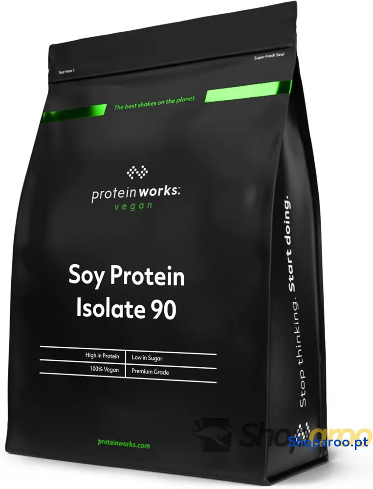 THE PROTEIN WORKS Proteína de soja 90 (isolada) | chocolate macio | 100% vegano | procedente fontes sustentáveis baixo