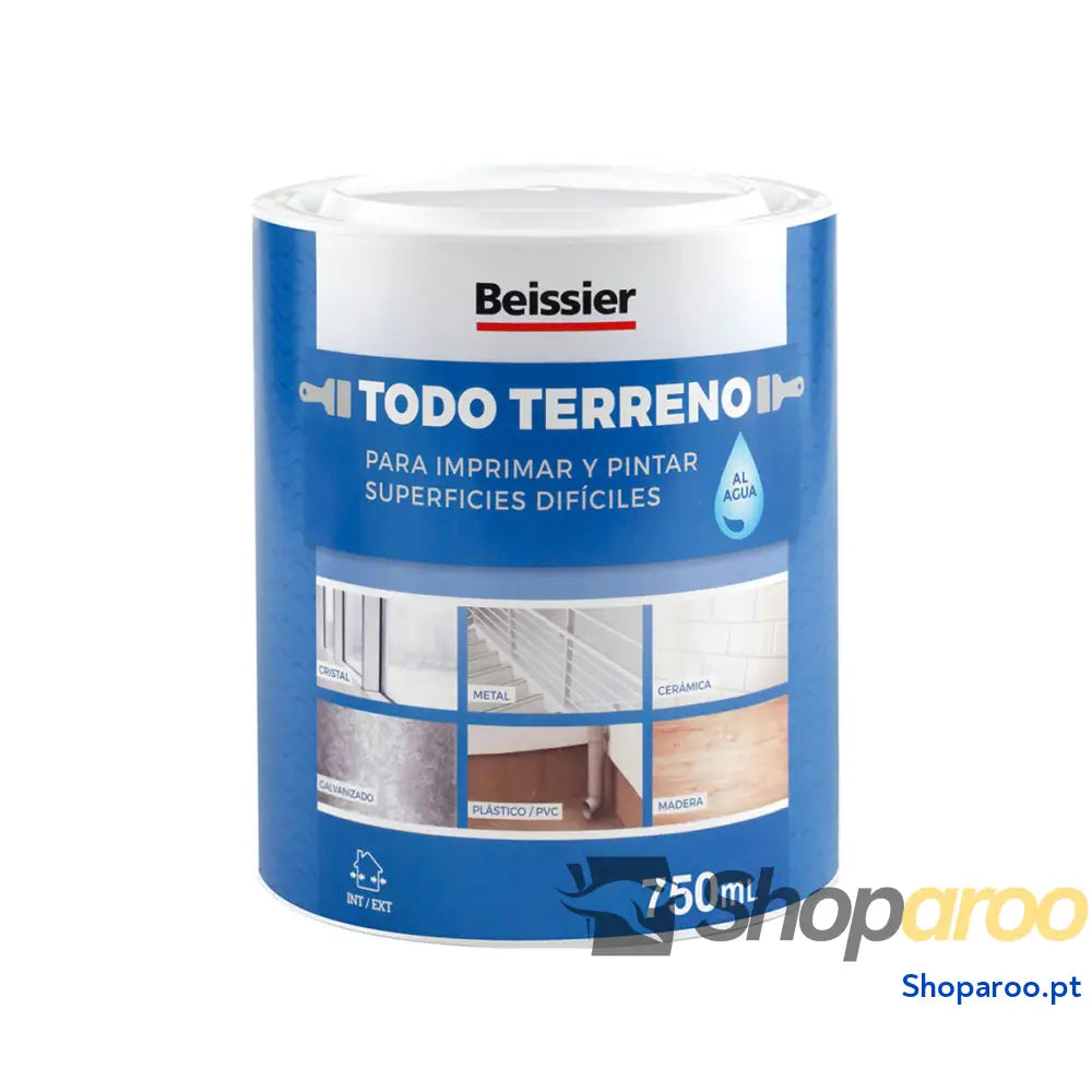 Tinta acrílica Beissier Todo Terreno 70396-021 Impressão Branco 750 ml