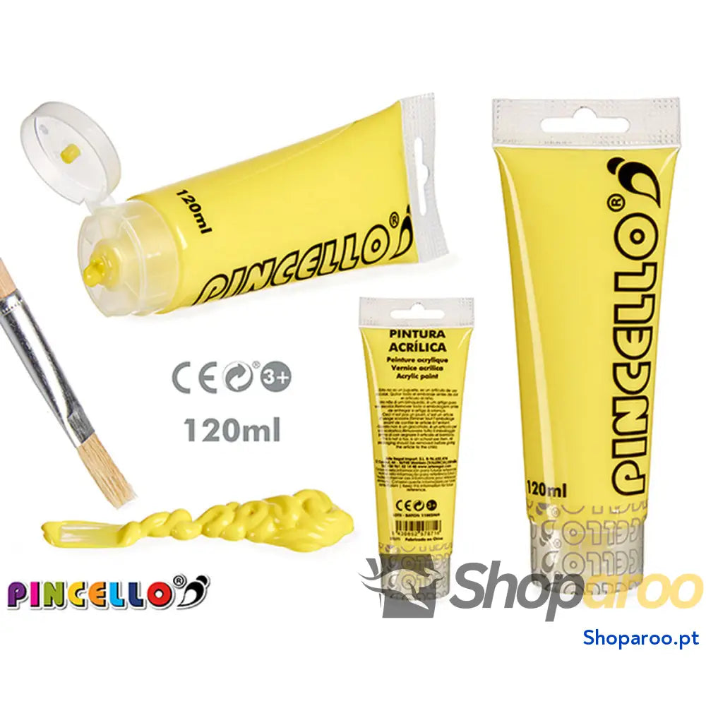 Tinta acrílica Pincello AC120-9 Amarelo 120 ml