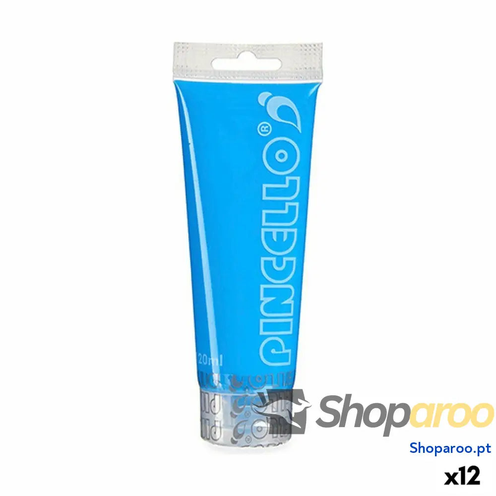 Tinta acrílica Pincello Neon Azul 120 ml (12 Unidades)