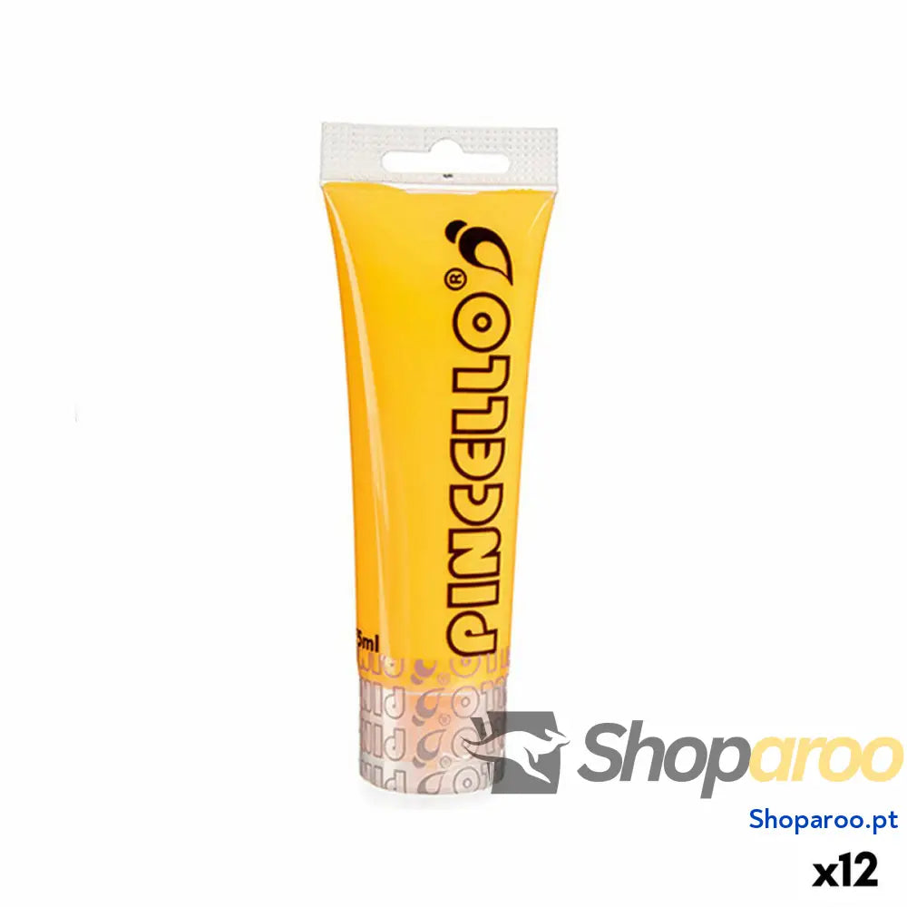Tinta acrílica Pincello Neon Laranja 75 ml (12 Unidades)