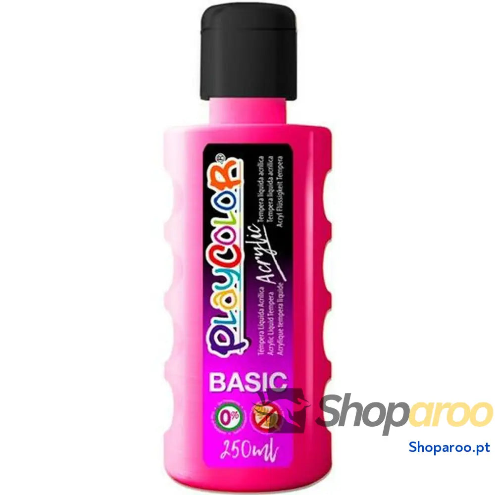 Tinta acrílica Playcolor Basic Magenta Acrílico 250 ml