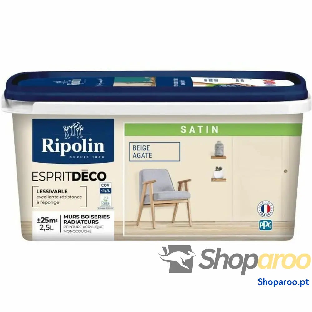 Tinta acrílica Ripolin Azeitona Acrílico 250 ml