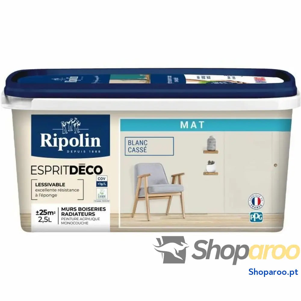 Tinta acrílica Ripolin Branco 250 ml