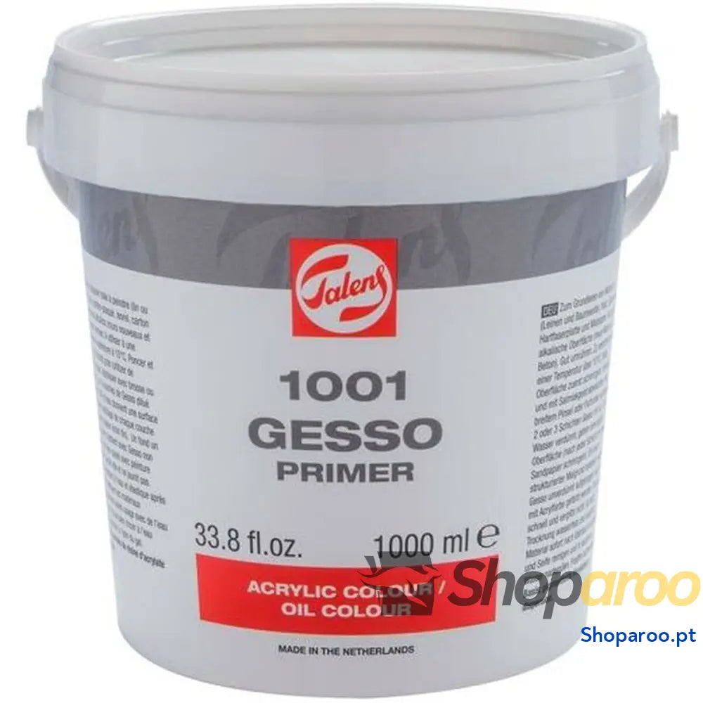 Tinta acrílica Talens 1001 Gesso Primer 1 L