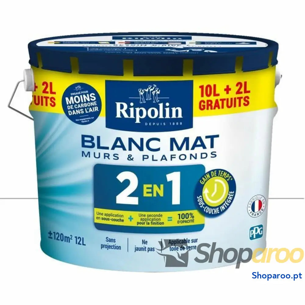 Tinta de Primário Ripolin Branco Mate 12 L