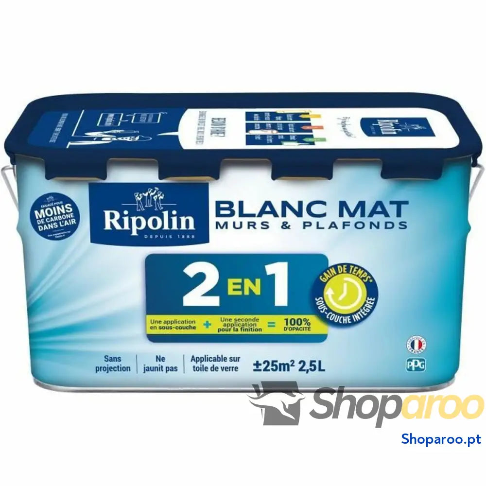 Tinta de Primário Ripolin Branco Mate 2,5 L