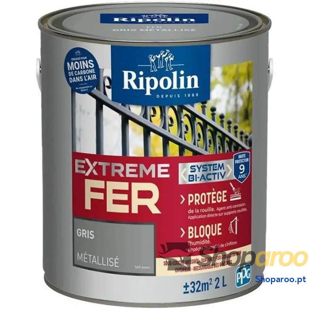 Tinta de Primário Ripolin Cinzento 2 L Mate