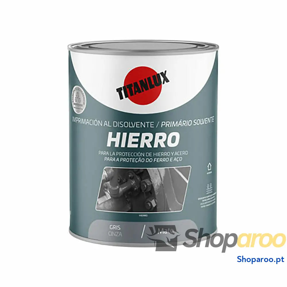 Tinta de Primário Titanlux Cinzento Mate 750 ml Metal