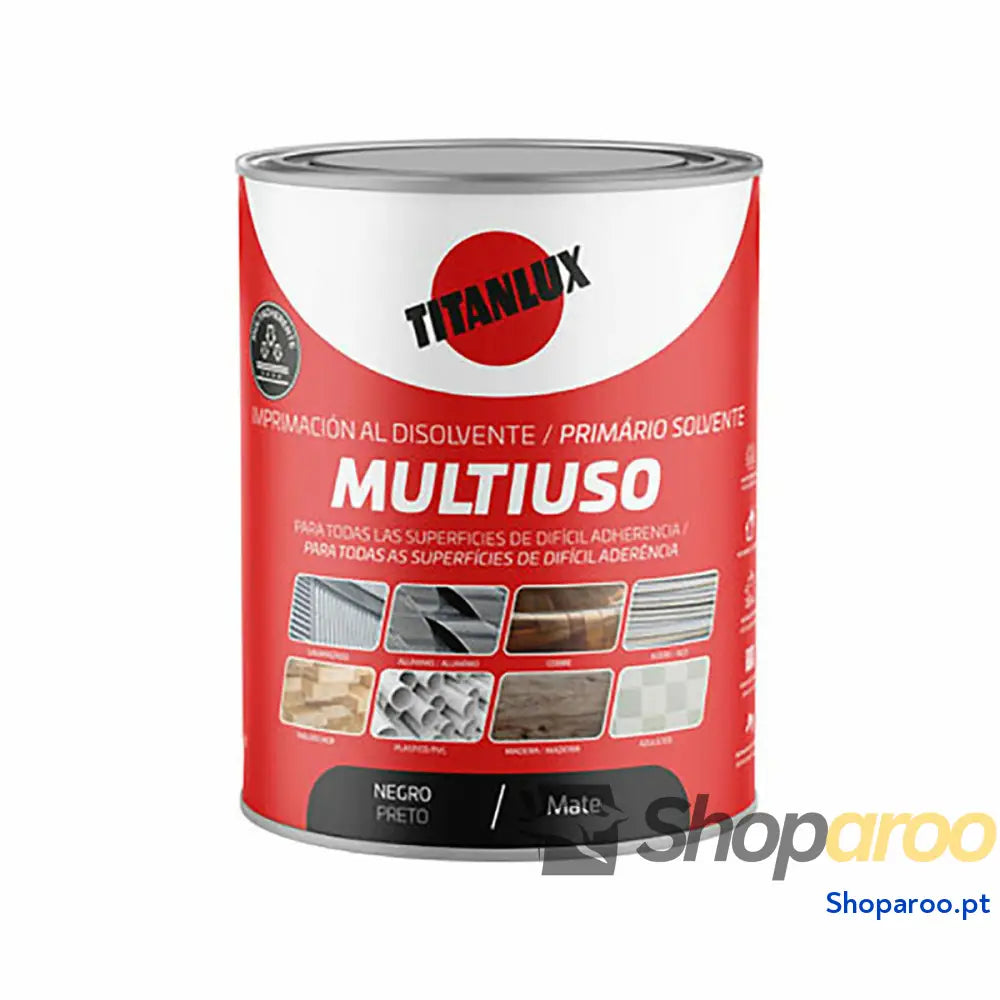 Tinta de Primário Titanlux Preto Mate 250 ml