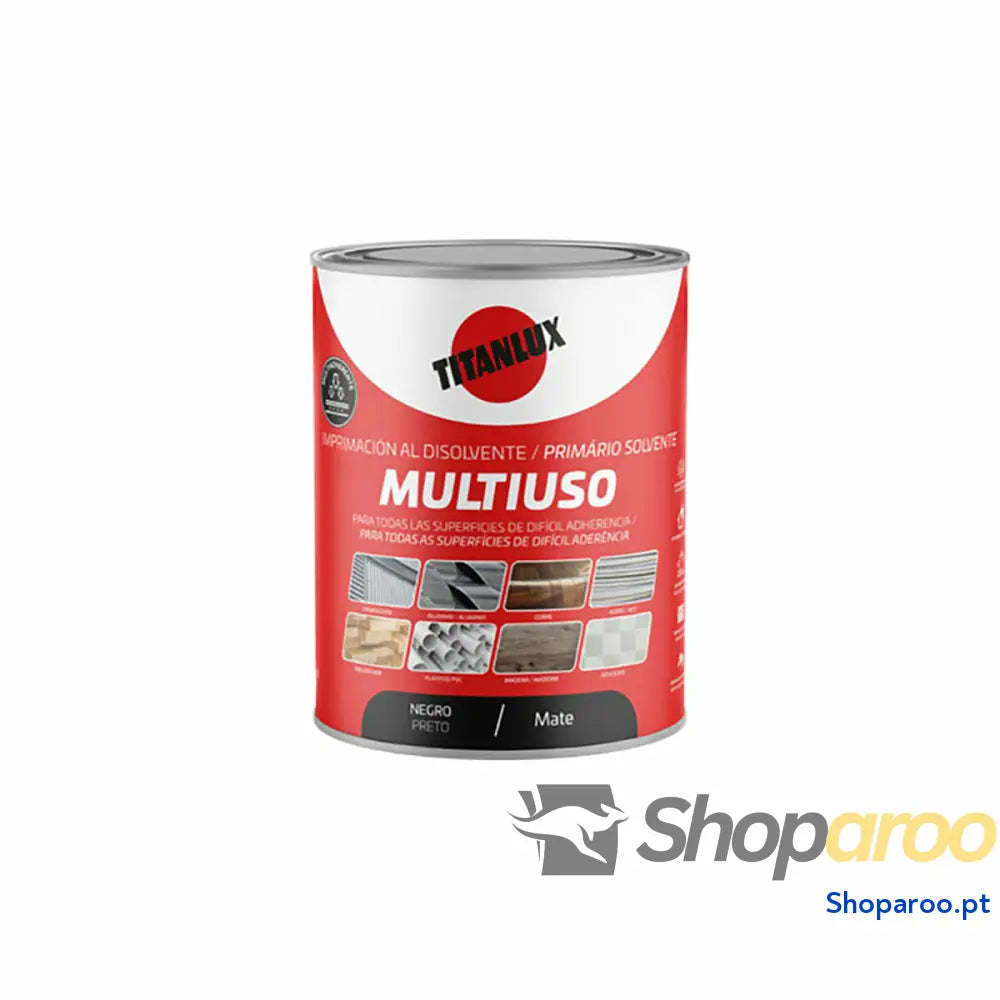 Tinta de Primário Titanlux Preto Mate 750 ml