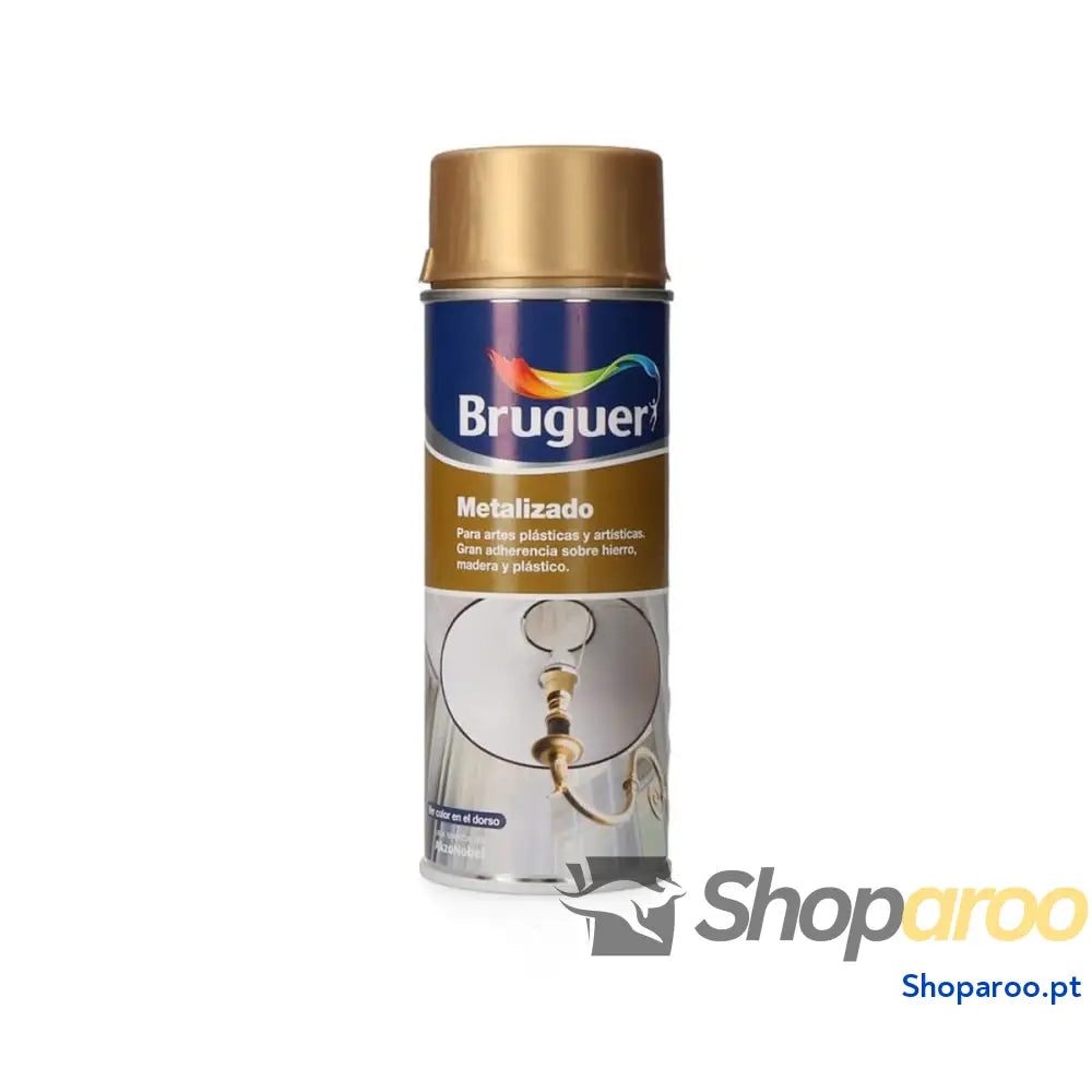 Tinta em spray Bruguer 5198001 Metalizado Dourado 400 ml